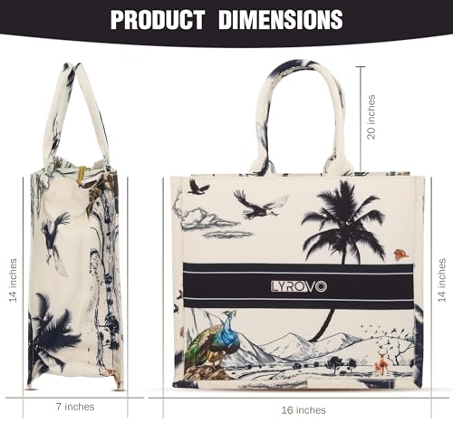 Lyrovo-Canvas-Tote-Bag-for-Women-Purse-Handbag