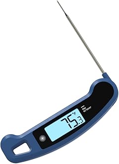 Lavatools Javelin® PRO Classic Ultra-Fast 2-Second Professional Digital Instant Read Meat Thermometer for Grill and Cooking, Auto-Rotating Backlit Display, IP65 Water Resistant, NSF Certified – Maize