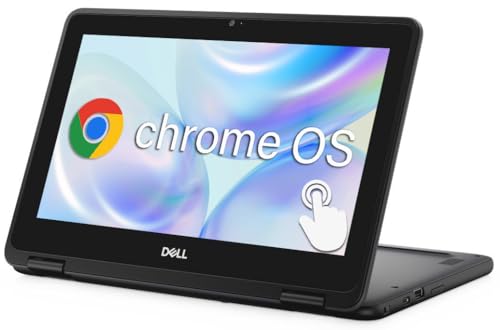 Dell Chromebook 11 3100 2-in-1 11.6' Touchscreen Laptop Computer, Intel Celeron N4000 Notebook PC for Students, 4 GB RAM, 32 GB eMMC, Type-C, Japanese Keyboard, Chrome OS (Renewed)