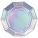 Beistle Iridescent Decagon Plates | 9