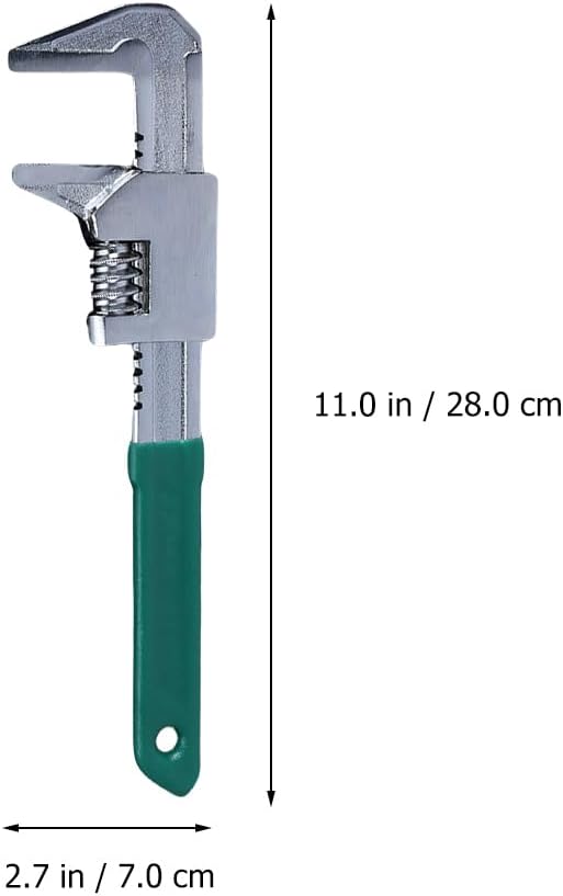 Uonlytech 1pc f-type wrench movable spanners professional shifter spanner wide opening professional hand tool plumbing wrench Tube Pliers water 45# steel pipeline