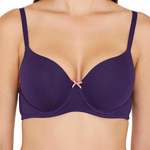 Image of Zivame Women's Cotton Blend Seamless T-Shirt Bra