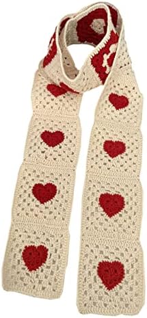 Women Granny Square Warp Cable 100% Handmade Knit Mixed Color Lon...