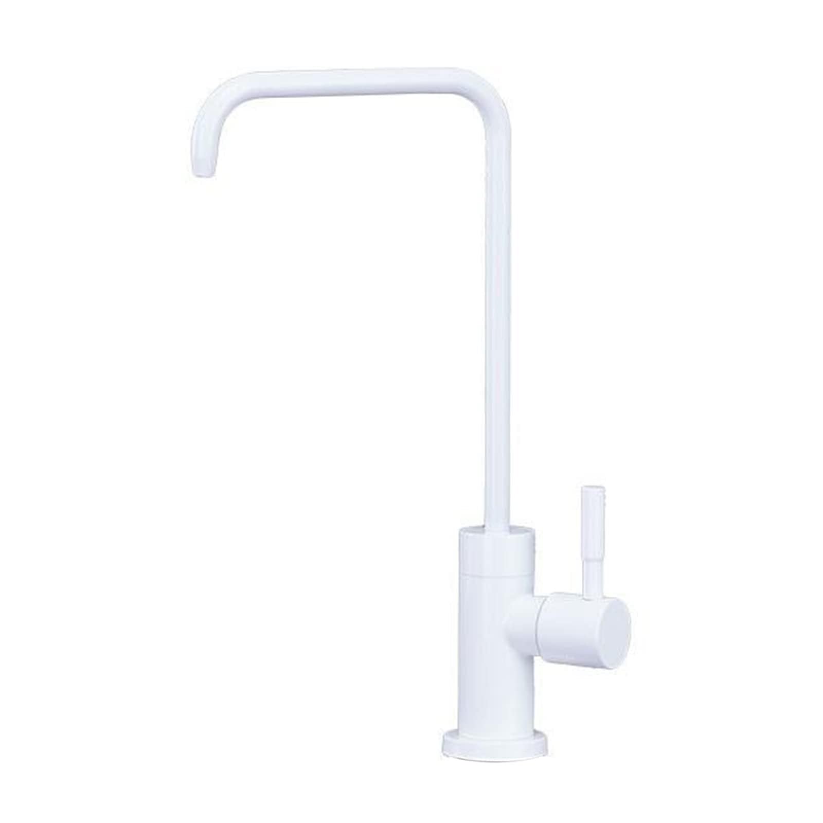 CMBSSTFC Rubinetto depuratore Acqua Potabile Rubinetto Filtro Cucina Girevole in Acciaio Inossidabile Bianco(B)