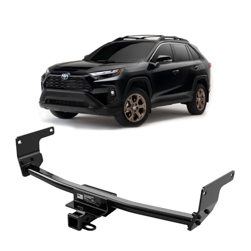 Class 3 Trailer Hitch 2-Inch Receiver Compatible with Toyota RAV4 & RAV4 Prime 2019-2025| 4 500 lbs GTW / 675 lbs TW | Rugged Steel Rust-Resistant | Bolt-On Installation