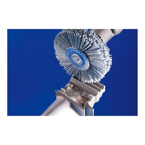 Image of PFERD Round Brush Unknotted RBU | Diameter 70 x 15 mm Shaft Diameter 6 mm SiC Filament Diameter 0.90 | 43198006 - for Straight Grinders, Drills, Bending Shafts