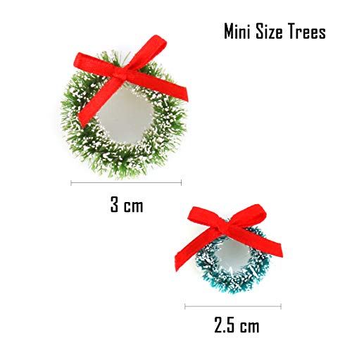 Mini Christmas Wreaths Decorations, 12 pcs - Image 6