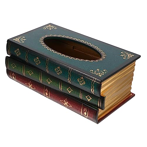 Garneck Neuartige Taschentuchbox Aus Holz Im Buchstil...
