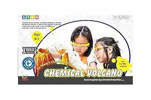 CurioToys Chemical Volcano Experiments Kit for Kids Age 8-9-10-12-14 Year Lava Eruption by Chemical Reaction Science Lab Steam Activities Educational Learning Experiment Girls and Boys