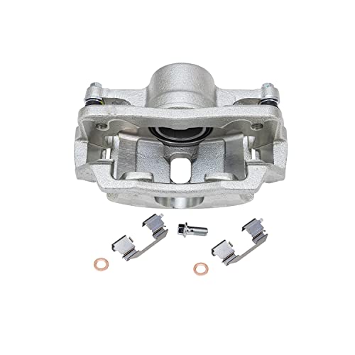 Image of Detroit Axle - Front Brake Kit for 1997-2000 Acura EL, 1996-2005 Civic | 2010-2014 Insight, 10.32'' inch Disc Brake Rotors Driver Side Brake Caliper Replacement