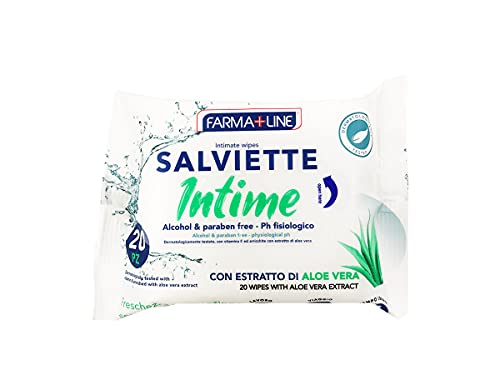 Farmaline Toallitas Intime 20 unidades con aloe