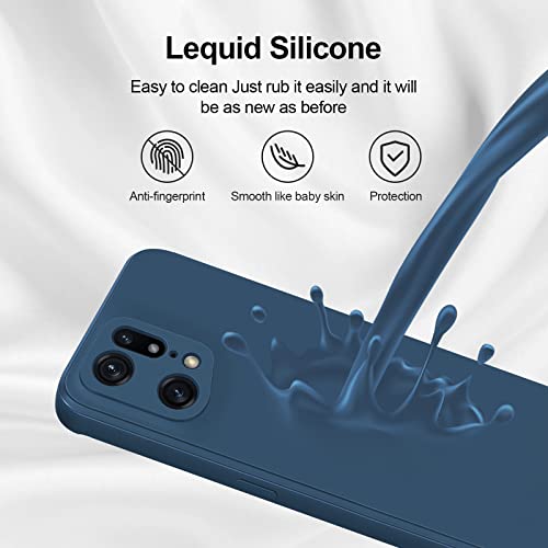 GiiYoon Case Compatible with OPPO Find X5 Pro, Silky-Soft Touch Full-Body Protective Phone Silicone Case - Image 4