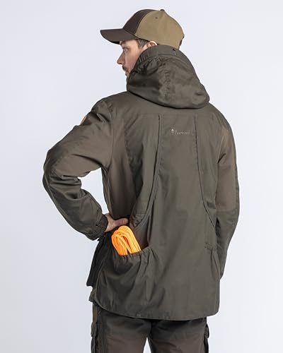 Pinewood Herren Dog Sports Trainer Extreme Jacke - Hundesport- und Outdoorjacke Herren - wind- und wasserdicht mit vielen Taschen und praktischen Details, ideal für Hundetraining