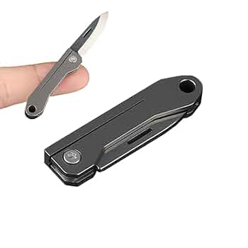 ナイフ Amazon.co.jp: チタン製 超小型ナイフ TC4チタン合金製ミニ