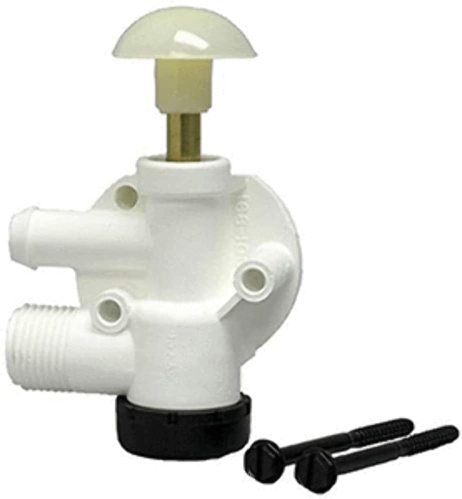 Dometic 385314349 Toilet Water Valve Assembly, Screws Included | Easy, Installation