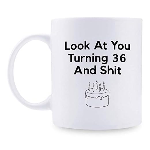 36.os regalos de cumpleaños para hombres - 1983 Regalos de cumpleaños para hombres, 36 años de edad Regalos de cumpleaños Taza de café para papá, esposo, amigo, hermano, él, colega, compañero de traba