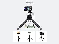 Vista 6 de Trípode portátil ligero para cámara Raspberry Pi HQ, soporte de teléfono con rotación de 360°, fácil de usar @XYGStudy