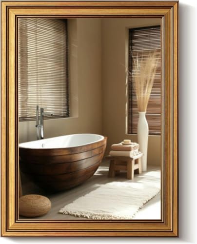 Vintage Gold Framed Wall Art Decor Retro Minimalist interior modern