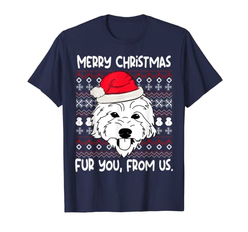 Doodle Dog Christmas Funny Birthday Dog Lover Gifts Camiseta