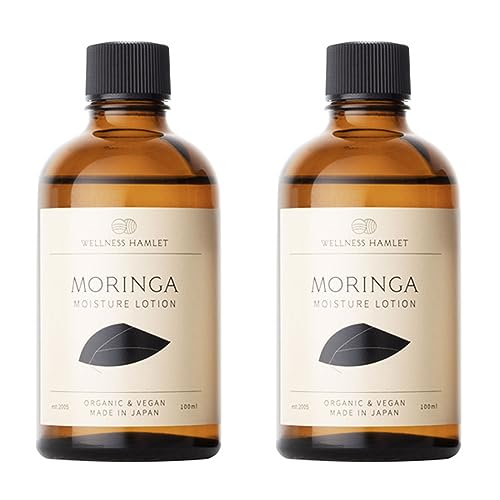 無添加 モリンガモイスチャーローション100ml×2本 天然由来100 モリンガ芳香蒸留水配合 植物の力で美しい素肌へ【無添加石鹸サンプル1個付き】