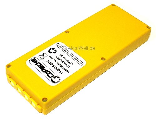 Batería de repuesto para mando a distancia HBC Radiomatic FUB10AA FUB10XL FUB78AA (1500 mAh)