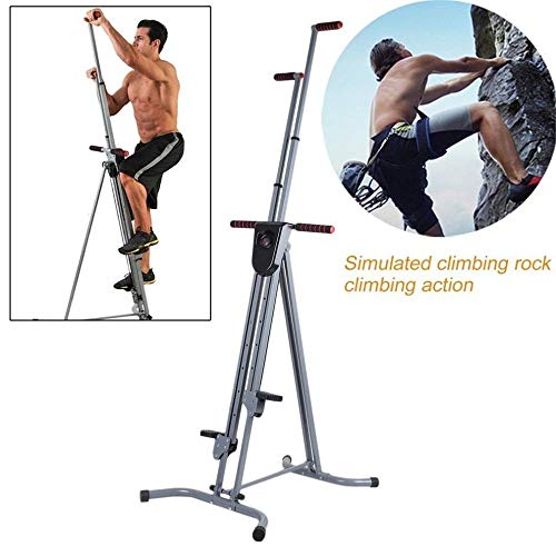 Image of Vertical Climber with LCD Display Universal Home Stepper Body Building Durable Exercise Climbing Machine Fitness Equipment