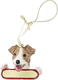 Jack Russell Terrier Dog Santa's Pal Christmas Ornament