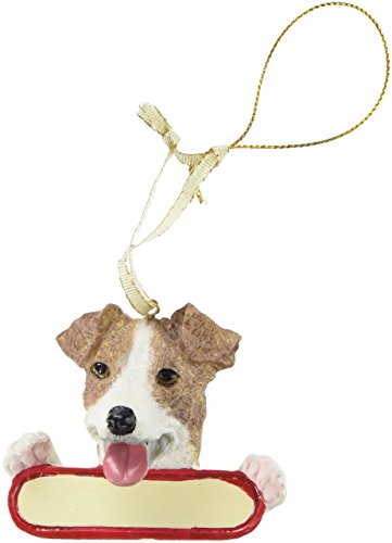 Jack Russell Terrier Dog Santa's Pal Christmas Ornament
