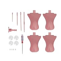 Strickmaschinen-Zubehör für Sentro 22 40 48 für Jamit, Strickmaschinen-Adapter-Set, Kunststoff-Ersatz-Rundwebstuhl-Maschinenaufsätze