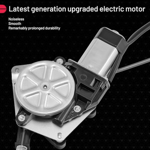 Image of BDFHYK 748-912 Power Window Regulator with Motor Front Left for 2007-2018 Wrangler 2018 Wrangler JK 2007 2008 2009 2010 2011 2012 2013 2014 2015 2016 2017 07 08 09 10 11 12 13 14 15 16 17 18