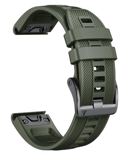 Wtukmo 22mm Compatible with Fenix 8 Pro Watch Band for Fenix 6/Fenix 5/Fenix 5 Plus/Fenix 7/Forerunner 935/Forerunner 945/Approach S60/Quatix 5(Green)