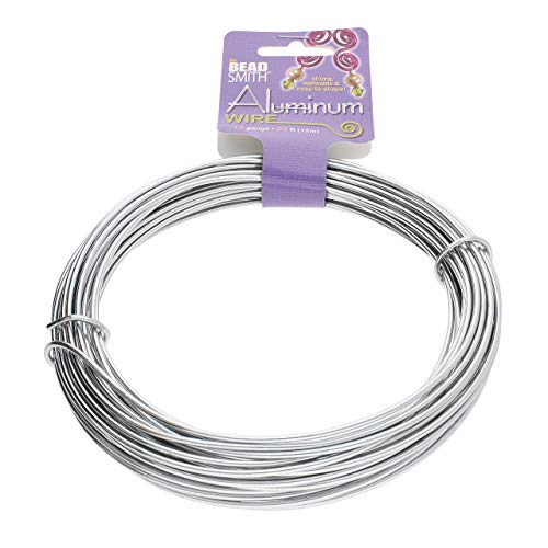Aluminum Craft Wire 12 Gauge 39 Feet SILVER 42599
