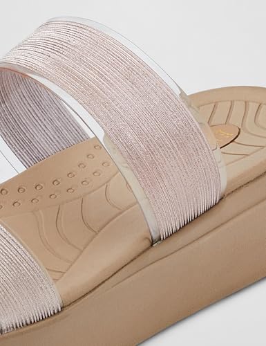 Image of Elle Women Comfortable Flat Round Toe Slip On fashion Sandal for Daily use, Office use, Casual use