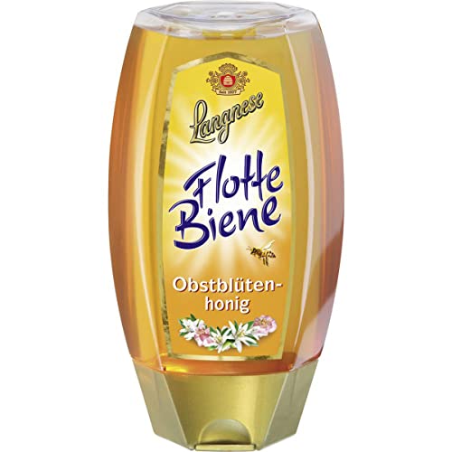 Langnese Honig - Langnese Frota de mel de flores (Langnese Frota Bem Obstblütenhonig) | Peso total 250 gramas