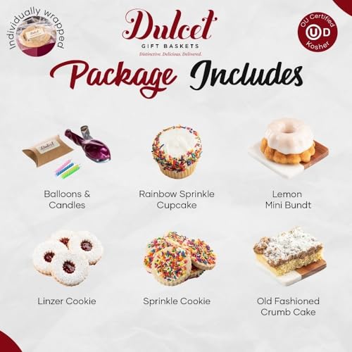 Dulcet Gift Baskets Flavorsome Birthday Sweets Collection with Cookies, Pasties Balloons and Candles Ideal Gift Basket for Birthday Celebrations, Kids, Him, Her, Family, Friends, Girls and Boys - Image 6