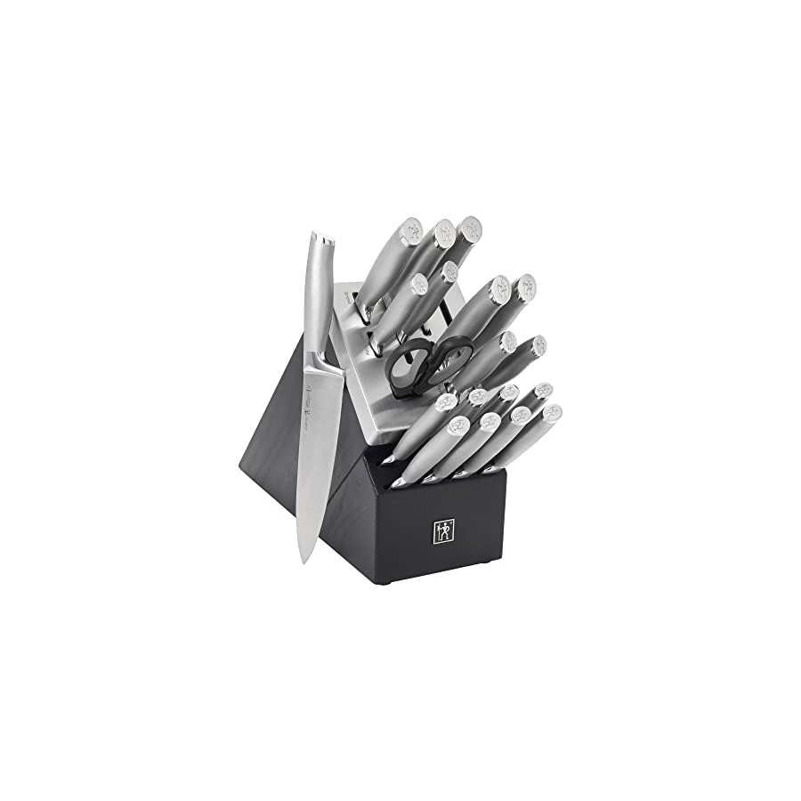 HENCKELS-Modernist-20-pc-Self-Sharpening-Knife-Set-with-Block-Chef-Knife-Paring-Knife-Utility-Knife-Bread-Knife-Steak-Knife-Black-Stainless-Steel HENCKELS Modernist 20-pc Self-Sharpening Knife Set with Block, Chef Knife, Paring Knife, Utility Knife, Bread Knife, Steak Knife, Black, Stainless Steel