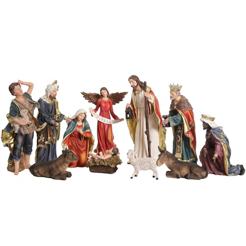 image for Ultym 12.5in Nativity Scene Figurines, 12-Piece Nativity Sets & Figure