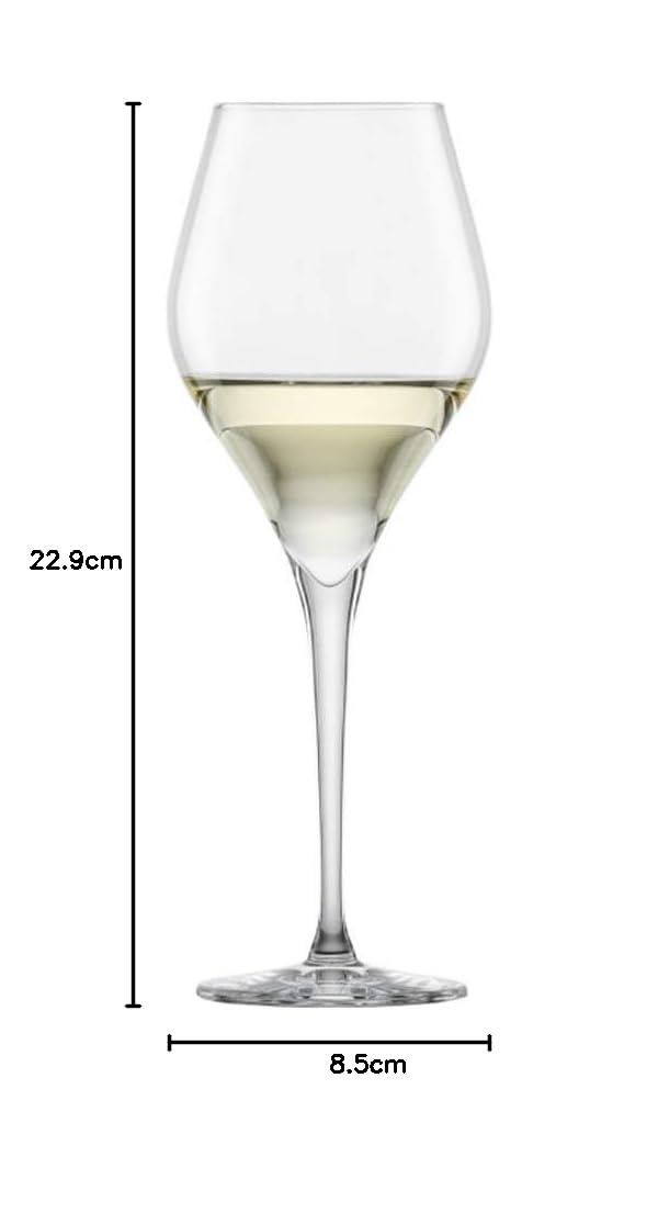 Zwiesel Glas Bicchieri Da Vino Chardonnay Set Da 2 – Collezione Alloro, Vetro Soffiato A Mano, 525 Ml, Lavabili In Lavastoviglie - 2