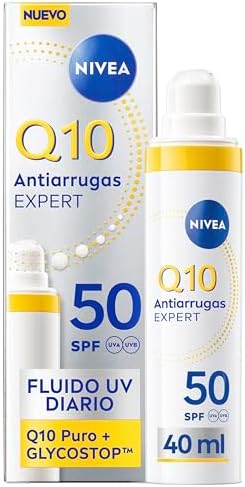 NIVEA Q10 Expert – Daily UV Fluid SPF50 – Anti-Aging Moisturizing...