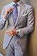 HISDERN Herren Krawatte Lila Paisley Floral Hochzeitskrawatten Business Krawatte Einstecktuch & Einstecktuch Set