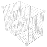 Système de rangement organisé : la conception en grille permet un rangement organisé de divers articles, créant ainsi un intérieur de congélateur propre et ordonné ; panier à glaçons pour congélateur ; bacs de rangement pour réfrigérateur