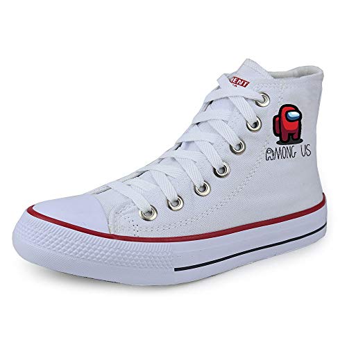 Tênis SYG Star Cano Médio Among Us - Branco Tamanho:33