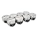 Speed Pro H345DCP 350 Small Block Chevy SBC Flat Top Pistons Coated Piston 5.7
