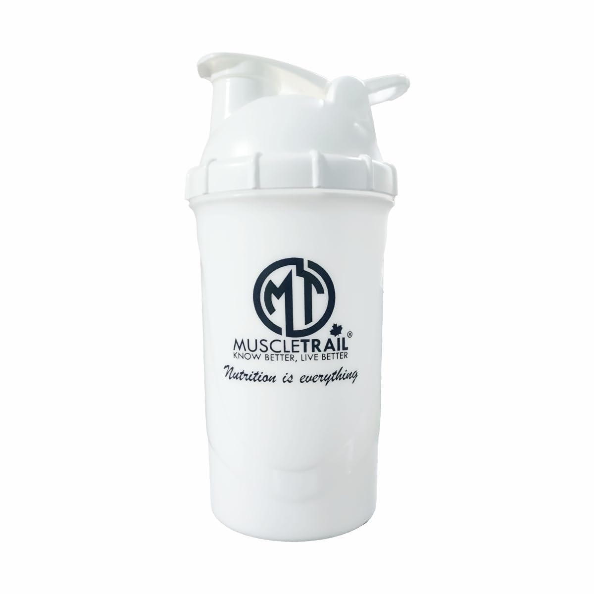 MuscleTrail Gym Shaker Bottle: Leakproof, Easy Mixing, Ideal for Supplements, Non-Toxic BPA-Free, 600ml (White) (B0B4WZZTMQ) Amazon Price History, Amazon Price Tracker