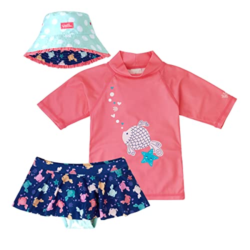 Image of UV SKINZ UPF 50+ Girls' 3-Piece Swim Set
