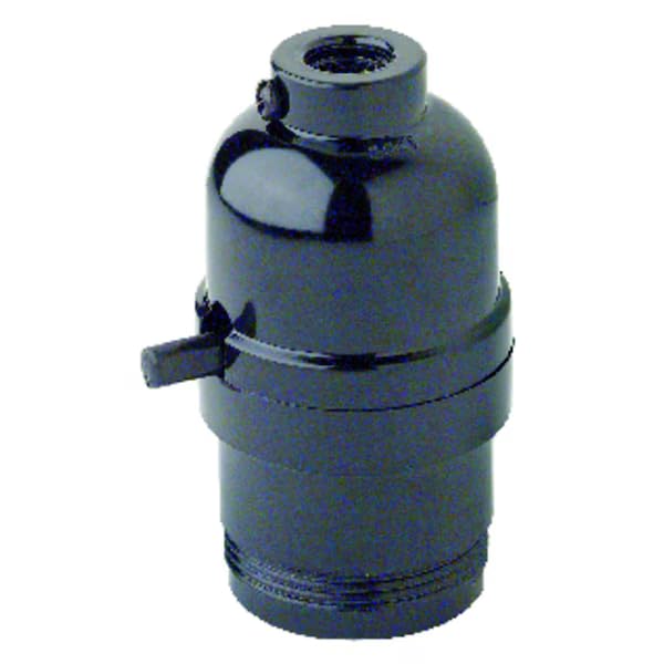 Plastic Medium Base Push Thru Socket, Mfr: 95110-000-A