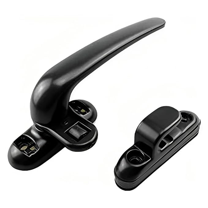 Aluminium Window Handle, Single Point Lock, Right Side, Black, Door & Window Replacement Handle-picture-21
