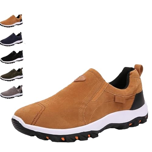 Orthopedic Sneakers,Sport Shoes Men Slip On, Orthopedic Walking Shoes for Men, Men's Arch Support Casual Non Slip Sneakers Outdoor