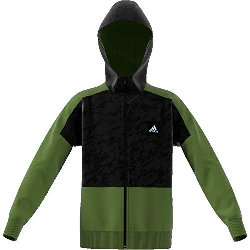 Adidas YB ID Cover Up Felpa Unisex Bambini, Unisex...