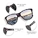 KANASTAL Polarized Sunglasses Women Men with UV400 Protection Square Coloured Design Sun Glasses Fashion Trendy Mirrored Lens Shades